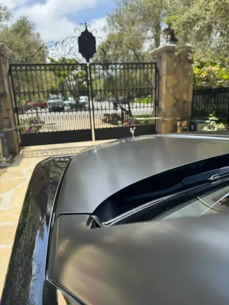 Elegant wrought iron driveway gate with intricate scrollwork installed by Metro GDS Inc